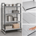 Thumbnail image #3 for Camshelving Elements XTRA Stationary Starter Unit, 4-Tier Solid Polymer Shelving, 21 x 48 x 84 Inches, Speckled Gray