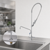 Thumbnail image #3 for T&S Brass EasyInstall Single-Hole Deck-Mount Pre-Rinse Unit with 12-Inch Swing Nozzle and 1.07 GPM Spray Valve