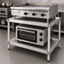 Thumbnail image #3 for New Age Stationary Aluminum Equipment Stand with 2 Adjustable Solid Shelves, 36-Inch Wide x 20-Inch Deep x 30-Inch High