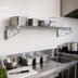 Thumbnail image #3 for Quantum Wall-Mount Cantilever Single Wire Shelf, 54 x 24 Inches, Chrome Plated