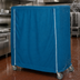 Thumbnail image #3 for Metro Mariner Blue Waterproof Vinyl-Nylon Cart Cover for 60 x 24 x 74 Inch Queen Mary & Banquet Carts