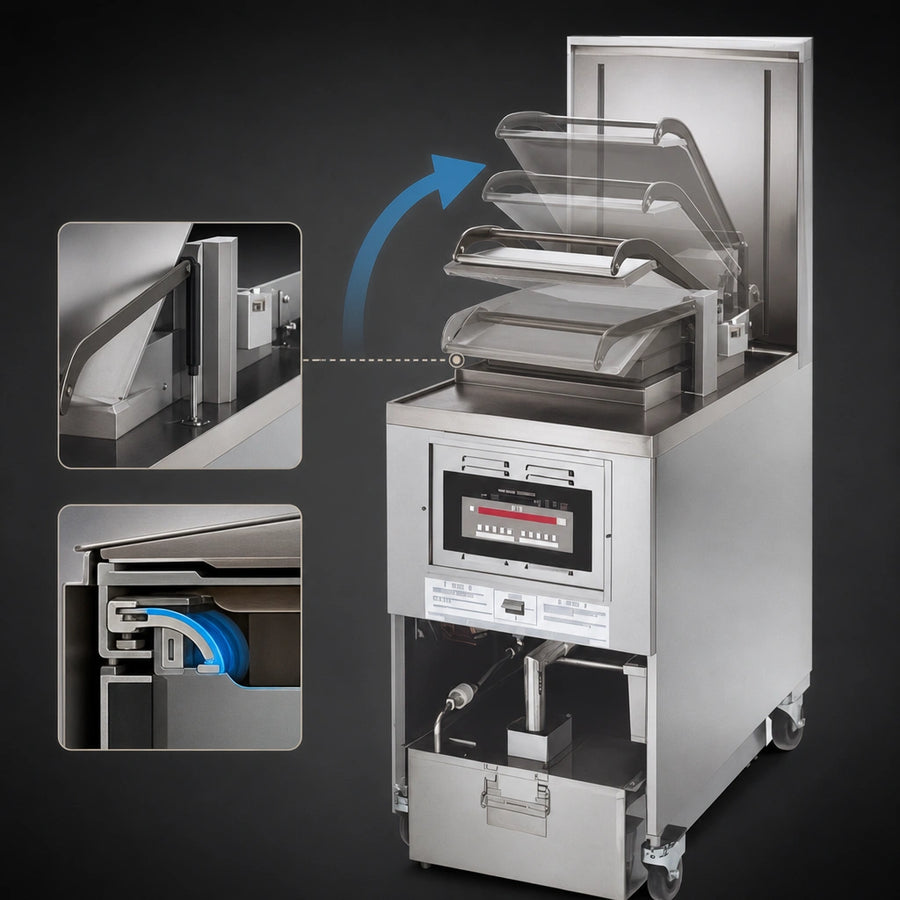 Counter-Balanced Lid Lift and Lock System