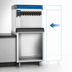 Thumbnail image #3 for Follett Vision VU300B8RP Single-Sided 8-Valve Ice/Beverage Dispenser with 300 lb Storage