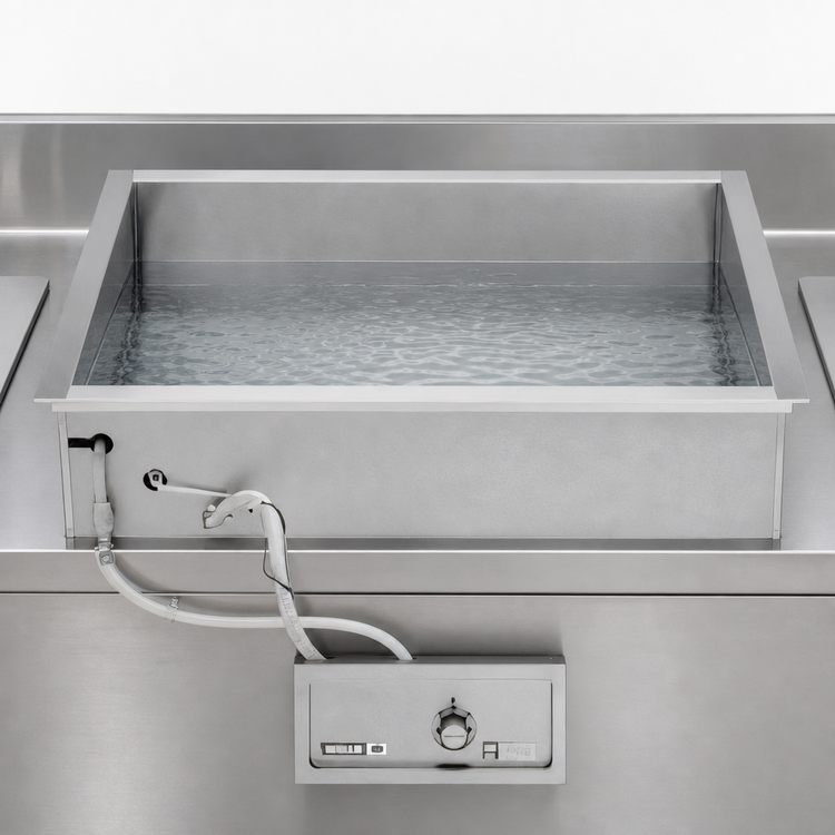 Product image #3 for Wells HT-200AF Built-In Electric Bain Marie Hot Well with Auto Water Fill, 2 Full-Size Pan Capacity