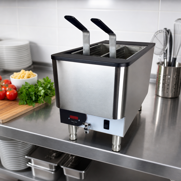 Product image #3 for Nemco Countertop Electric Pasta Cooker/Boiling Unit, 2.5 Gallon Single Tank, 240V