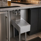 Thumbnail image #3 for Krowne Royal Series KR24-BD12 12-Inch x 24-Inch Underbar Beer Drainer, 26-Inch Working Height, Built-In Beer Chase