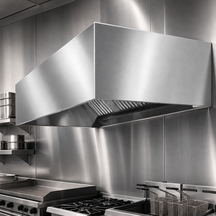 Product image #3 for Eagle Group SpecAIR HEB96-90 90" Non-Compensating Wall Type Exhaust Hood