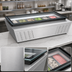 Thumbnail image #4 for KoolMore 45-Inch Countertop 6-Pan Ice Cream Display Freezer with Glass Top