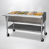 Thumbnail image #3 for 66-Inch Portable Electric Hot Food Table with 4 Dry Wells and Cutting Board