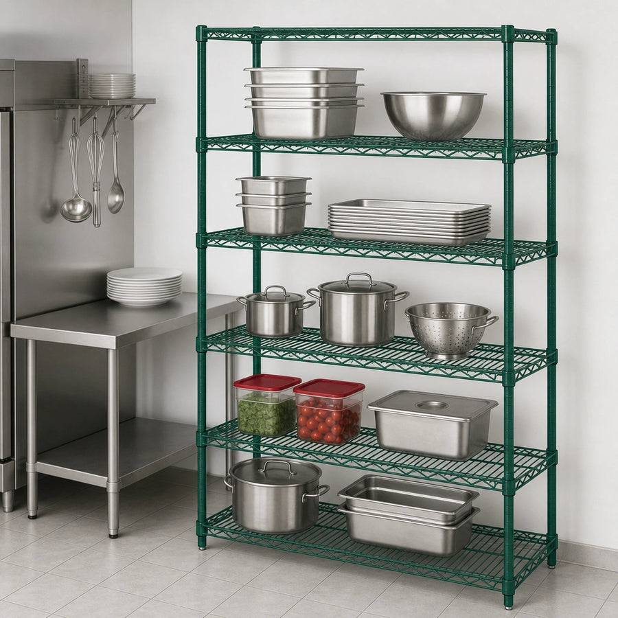 Five Shelves Included