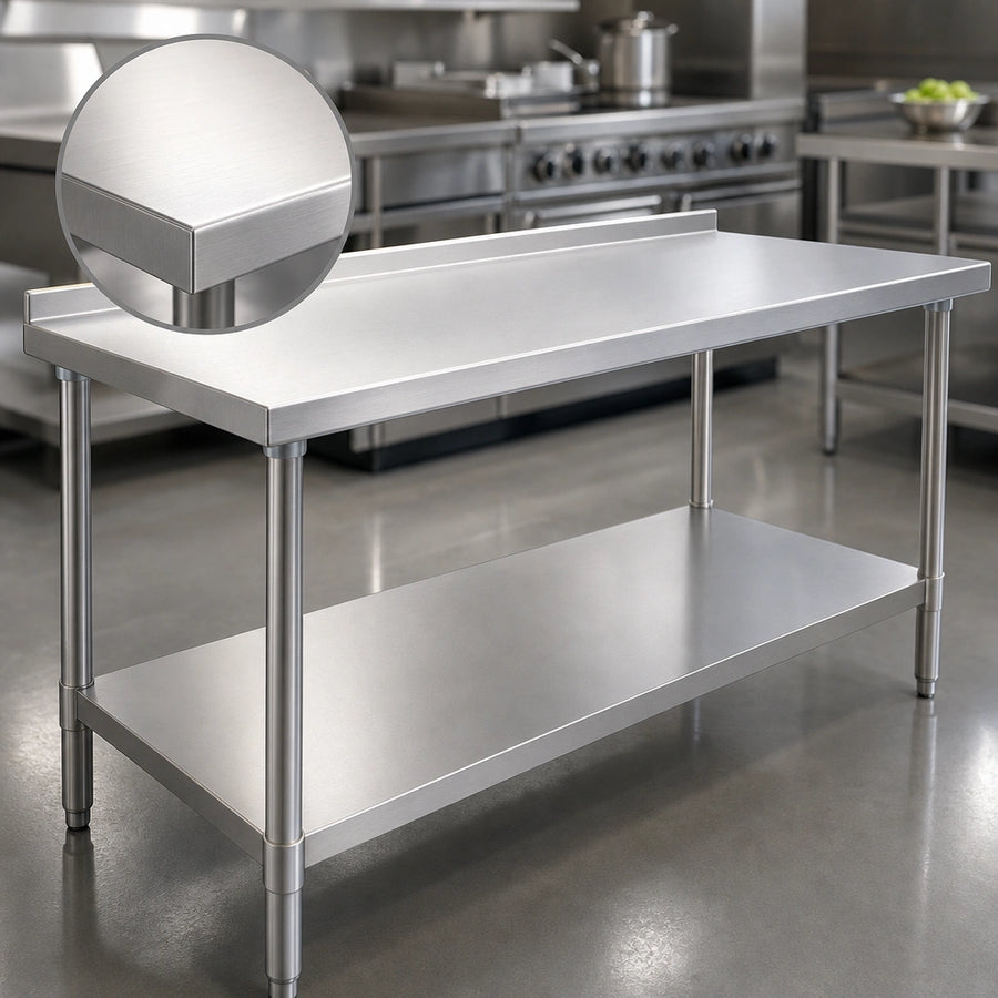 14-Gauge Stainless Steel Top