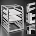 Thumbnail image #3 for Channel Manufacturing Half-Size Aluminum Tabletop End-Load Bun Pan Rack, 7-Pan Capacity