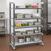 Thumbnail image #3 for Camshelving Elements XTRA 5-Tier Stationary Starter Polymer Shelving Unit, 21 x 48 x 84 Inches, Vented/Solid, Speckled Gray