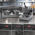 Thumbnail image #3 for Nemco Dual Countertop Waffle Cone Maker with Digital Controls, 120V