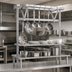 Thumbnail image #3 for Eagle Group TM96APR Table-Mounted Triple-Bar Aluminum Pot Rack for 96-Inch Tables
