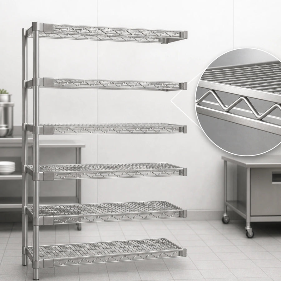 Patented QuadTruss® Shelf Design