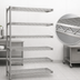 Thumbnail image #3 for Eagle Group 5-Tier Add-On Wire Shelving Unit, 72-Inch W x 21-Inch D x 74-Inch H, Stainless Steel Finish