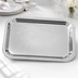 Thumbnail image #3 for Winco Rectangular Chrome Plated Serving Tray with Gadroon Edge and Traditional Engraving, 18 x 12-1/2 Inches