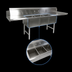 Thumbnail image #3 for John Boos Three-Compartment Straight Dishtable/Pot Sink with 2 Drainboards and Left Dish Machine Attachment