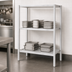 Thumbnail image #3 for Lifetime Tough Tubular Dunnage Shelving, 2-Shelf, 54 x 20 x 64 Inches, Aluminum, Fully Assembled