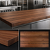 Thumbnail image #3 for Boos Block American Black Walnut Kitchen Countertop, 60-Inch W x 42-Inch D x 3-Inch Thick, Flat, Varnique Finish