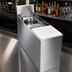 Thumbnail image #3 for CHOICE 8-Inch Stainless Steel Underbar Mixology Unit with 6-Inch Dipper Well, Rinser Faucet, and Removable Cutting Board