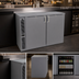 Thumbnail image #3 for Glastender C1SL44 One-Zone 44-Inch Two-Section Side-Serviced Low-Profile Back Bar Cooler