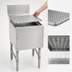 Thumbnail image #3 for Advance Tabco Prestige Supreme 42-Inch Freestanding Stainless Steel Underbar Drainboard with 7-Inch Backsplash