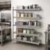 Thumbnail image #3 for Eagle Group 5-Tier Add-On Wire Shelving Unit with QuadTruss, 72W x 24D x 86H, Stainless Steel Finish