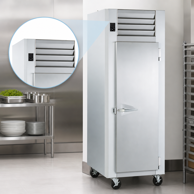 Product image #3 for Traulsen Spec-Line One-Section Reach-In Freezer, 24.2 Cu. Ft., Self-Contained, Wide Full-Height Solid Door, Standard Depth