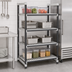 Thumbnail image #3 for Cambro Camshelving Elements XTRA 24 x 24 x 64-Inch 4-Shelf Vented Stationary Polymer Shelving Starter Unit