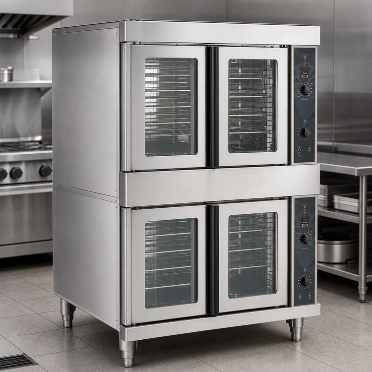 Product image #3 for Wolf WC44GD Quick Ship Full-Size Double Deck Gas Convection Oven