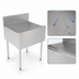 Thumbnail image #4 for Perlick Top Shelf TSF Series Freestanding Underbar Drainboard, 29 x 24 Inches, Stainless Steel, With Backsplash