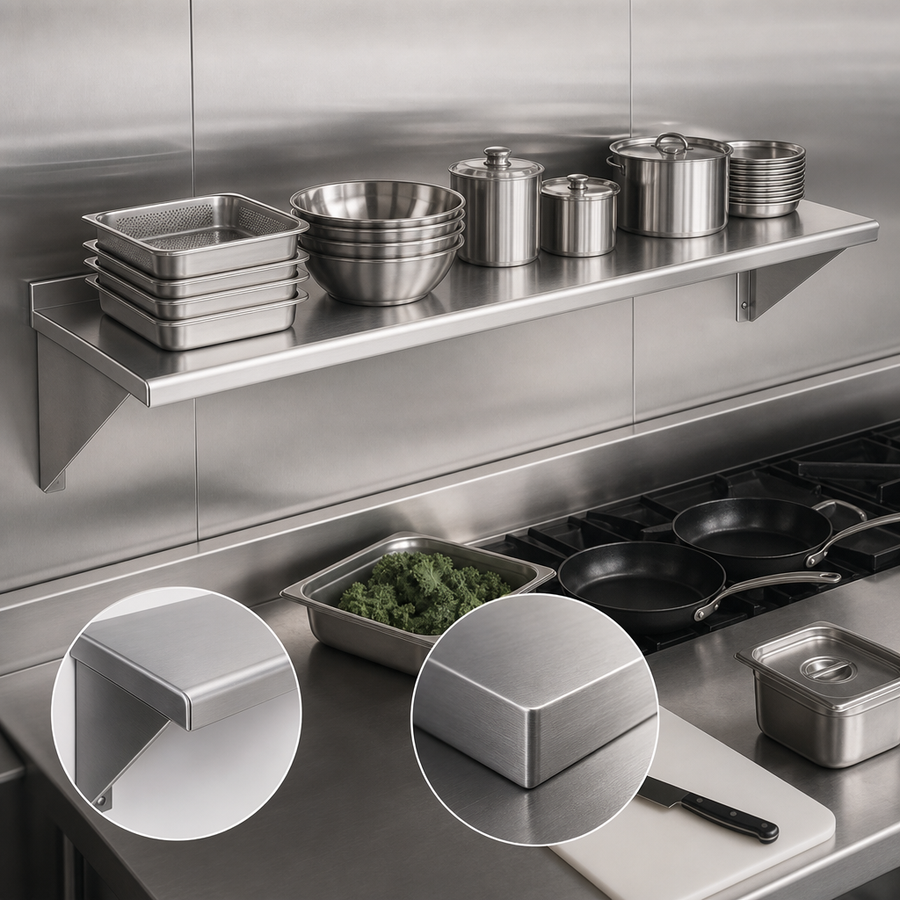 18 Gauge 400 Series Stainless Steel Construction