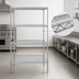 Thumbnail image #3 for Eagle Group 4-Tier Stationary Starter Wire Shelving Unit, 30