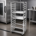 Thumbnail image #3 for Channel Manufacturing Stainless Steel Single-Section Side-Loading No-Lift Oven Rack, 10-Pan Capacity