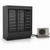 Thumbnail image #3 for Structural Concepts Fusion Self-Service Refrigerated Display Case with 3 Front Swinging Glass Doors, Remote DX, 74-1/4 Inches W x 37-1/8 Inches D x 84-1/2 Inches H
