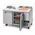 Thumbnail image #3 for 67-Inch Two-Section Reach-In Work Top Refrigerator with Solid Hinged Doors