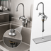 Thumbnail image #3 for Single-Hole Deck Mount Manual Mixing Faucet with 5 3/4-Inch Swivel/Rigid Gooseneck and 0.5 GPM Spray Device