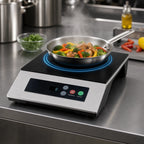 Thumbnail image #4 for Waring WIH200X Single-Burner Countertop Induction Range with Tempered Glass Top, Touch Controls, 120V, 1.8 kW Case of 4
