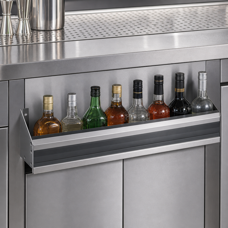 Product image #3 for Krowne Royal Series 24-Inch Single Built-In Stainless Steel Speed Rail