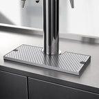 Thumbnail image #3 for Krowne KDT-10X21S 21-Inch x 10-Inch Notched Brushed Stainless Steel Beverage Tower Drip Tray