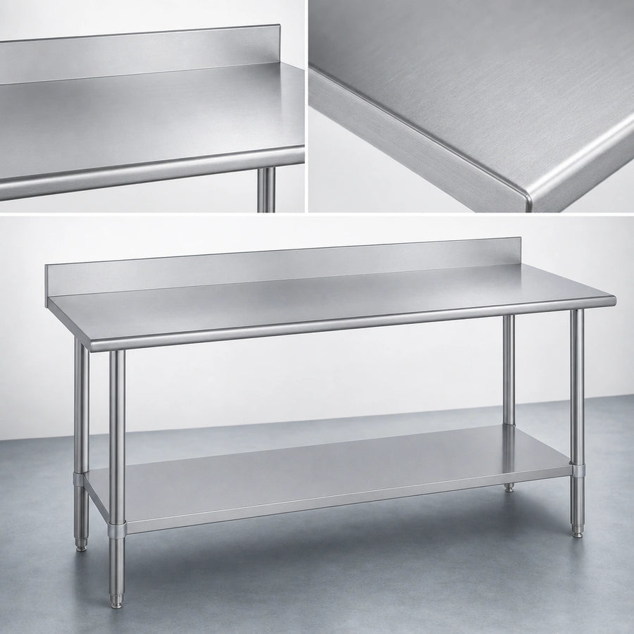 16-Gauge 300-Series Stainless Steel Top