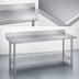 Thumbnail image #3 for Duke Deluxe Stainless Steel Work Table with 5-Inch Riser and Stainless Undershelf, 108 x 36 Inches
