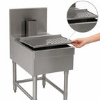 Thumbnail image #3 for Eagle Group Spec-Bar BD18-24 Underbar Beer Drainer, 18"W x 24"D, Removable Stainless Steel Insert
