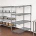 Thumbnail image #3 for Metro Super Erecta Super Adjustable Add-On Wire Shelving Unit, 48W x 21D x 63H, 4 Shelves, Chrome Plated