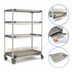 Thumbnail image #4 for MetroMax i 48-Inch Wide 4-Tier Mobile Drying Rack Unit with Drip Tray