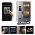 Thumbnail image #3 for Henny Penny FlexFusion Platinum Floor Model Natural Gas Combi-Steamer Oven with Trolley, Barcode Option, and 20-Pan Capacity