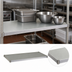 Thumbnail image #3 for Eagle Valu-Master Solid Commercial Shelf, 36 x 21 Inches, Galvanized Steel, Gray Epoxy Finish