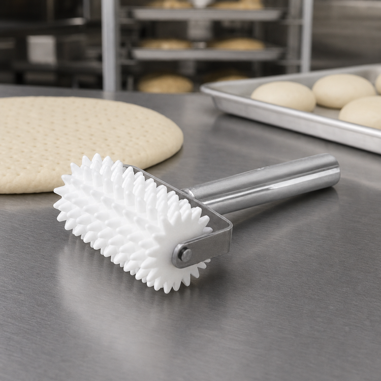 Product image #3 for American Metalcraft Full-Size Dough Docker with 1/2-Inch Pins, Stainless Steel Axle and Aluminum Handle